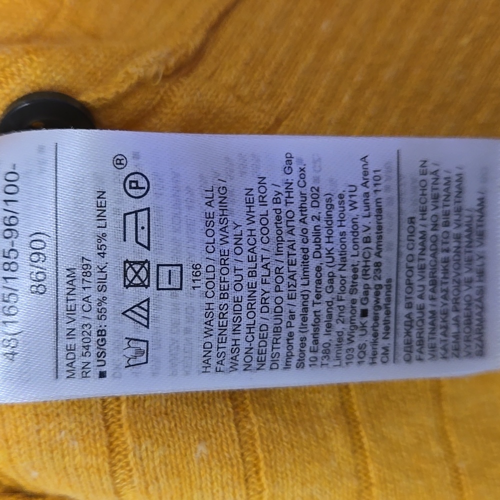 Banana Republic Yellow Polo Shirt - Picture 7 of 9